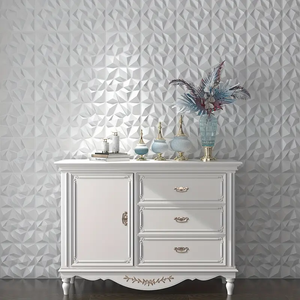 Paneles de Pared de PVC con Textura de Diamante 3D, Impermeables y Fáciles de Limpiar para Decoración de Sala de Estar, Dormitorio, Cocina, Oficina y Pasillo - Product Image 4