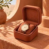 Boîte de rangement pour montres en EVA personnalisée, coque rigide, étui de voyage portable avec plusieurs compartiments intérieurs pour montres-bracelets, vente en gros