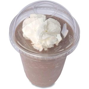 Boardwalk 9 oz Squat and 12 oz PET <b>Cups</b> Clear Dome Lids 1,000/Carton Disposable Fits PET <b>Cold</b> <b>Cups</b> - Product Image 2