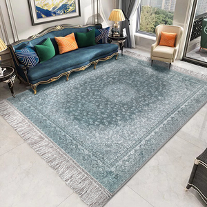 Alfombra <span class=keywords><strong>de</strong></span> salón con estampado <span class=keywords><strong>de</strong></span> piel sintética <span class=keywords><strong>de</strong></span> lana Vintage con borlas, alfombra lavable <span class=keywords><strong>para</strong></span> decoración del hogar - Product Image 2