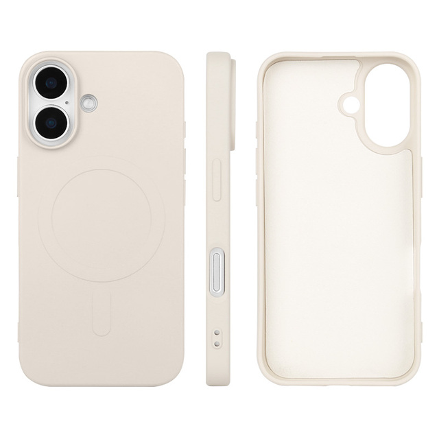 Wholesale Bulk Custom Design Slim Soft Protective Silicone Tpu Magnetic Phone Case for IPhone 16 Pro Liquid Silicone Case