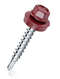 Prezzo di fabbrica cinese DIN7504 Tek viti zincate testa esagonale testa verniciata viti per tetti autoforanti - Product Image 2