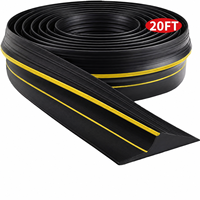 Joint d'étanchéité universel en caoutchouc pour seuil de porte de garage de 20 pieds, isolation contre les intempéries, remplacement DIY, vente en gros
