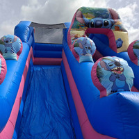 Grand toboggan gonflable d'extérieur pour enfants et adultes, château gonflable commercial avec toboggan, grands sauteurs gonflables, structures gonflables pour fêtes