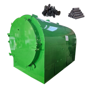 Fourneau de carbonisation horizontal à charbon de bois activé pour briquettes de charbon de bois de bois à vendre - Product Image 1