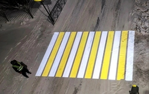 Nhà Máy Led100W Kho Cảnh Báo Dòng Ngoài Trời Không Thấm Nước Biểu Tượng Ánh Sáng Sàn Chiếu Tùy Chỉnh Crosswalk Gobo Logo Chiếu Ánh Sáng - Product Image 3