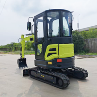 Nouveaux produits : Mini-excavatrice de 2,5 tonnes, 1 tonne, 2 tonnes, moteur EPA YANMAR, mini-excavatrice agricole, prix des machines, mini-pelle pour usage domestique
