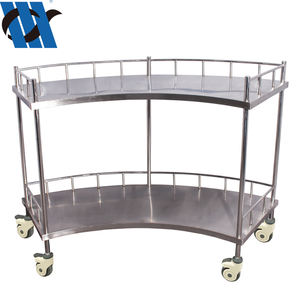 Bdt209 נייד נירוסטה נייד בית חולים כביסה מסחרית איסוף טרולי עם גלגלים - Product Image 6