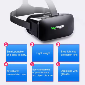 <span class=keywords><strong>Casque</strong></span> Tout-en-un de Réalité Virtuelle 3D pour Jeux et Films, Lunettes <span class=keywords><strong>VR</strong></span> Intelligentes <span class=keywords><strong>avec</strong></span> Contrôle Stéréo et Écouteurs - Product Image 2