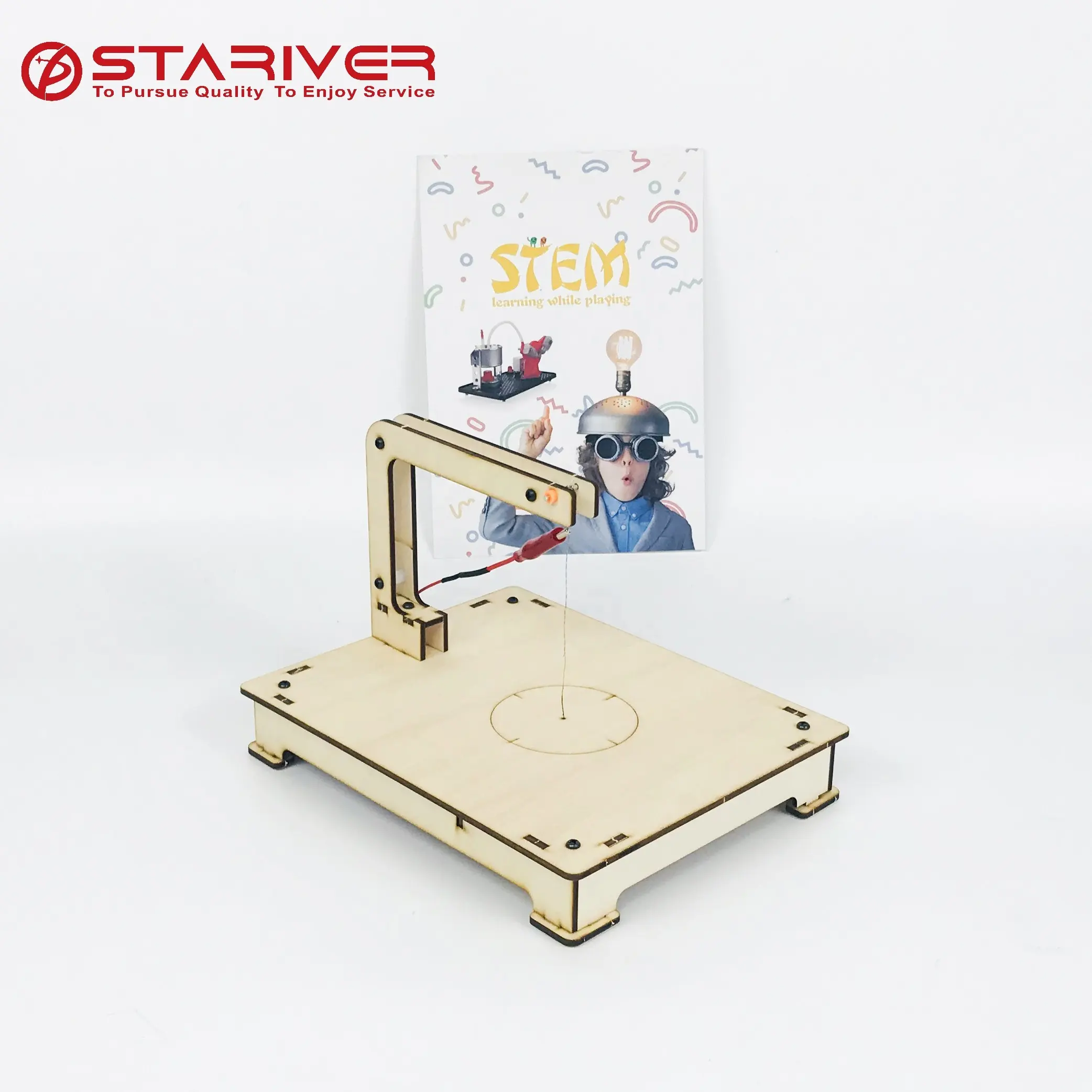 स्टेम खिलौना फोम कटर जिस्मानी लकड़ी पहेलियाँ बच्चों के लिए 5 साल पुराने इंजीनियरिंग विज्ञान के प्रयोग किट बच्चों के लिए