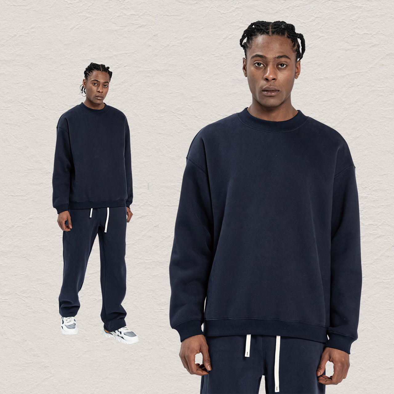 Navy sweatshirt
