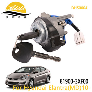Hyundai Elantra Ignition <b>Lock</b> Cylinder 81900-3XF00 DHS0004 For MD 2010-2015 With 2 <b>Keys</b> Zinc Alloy - Product Image 1