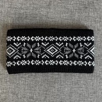 Diadema de Lana con Estampado Africano de Flores, Estilo Europeo y Americano, Ancha, Cálida y Resistente al Viento para Mujer en 5 Colores