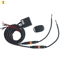 12V LED Lampu Tambahan Remote Control Wiring Harness Isolasi PVC 140W (2 Lampu) PT1.0 / Modifikasi Lampu Depan Mobil