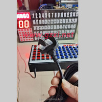 Ensemble de jeu de bingo professionnel HUAXI 2M, grand format, en plastique, équipé d'un écran LED numérique 1-75 et d'un clavier de sélection