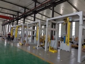 Machine d'emballage de palettes entièrement automatique, machine d'emballage de palettes par étirage pour l'emballage et le transport de plateaux - Product Image 6