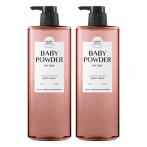 Confezione da 2 Happy Bath Bagnoschiuma Profumato per Bambini 760g Liquido Prezzo Scontato Profumo di Talco per Bambini - Product Image 1