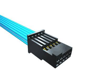ชุดสายเคเบิลรูปสี่เหลี่ยมผืนผ้า SFSD-10-28-G-03.25-D-NUS รุ่นใหม่ของแท้ พร้อมขั้วต่อแบบ Eye ขนาด .050 แถวคู่ แบบแยกส่วน - Product Image 4