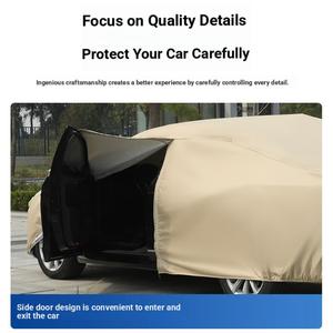 Funda para Coche Impermeable para Exteriores, Protección Total contra el Sol y el Calor, Funda de PEVA con Protección Anti-UV para Dacia <span class=keywords><strong>Sandero</strong></span> - Product Image 4