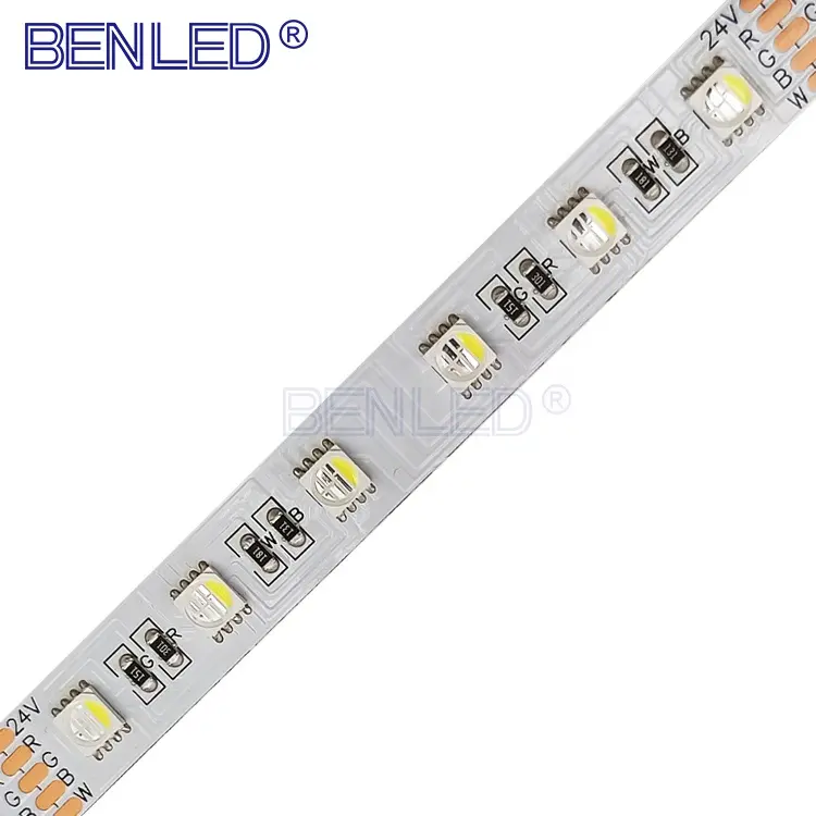 프리미엄 SMD 5050 줄무늬 480 Leds DC12V 24V 96 LED RGBW 스트립 빛