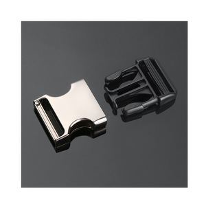 Hebilla de Liberación Lateral Metálica Jiuyuan Plateada de 25 mm para Bolsos, Duradera y Ajustable - Product Image 3