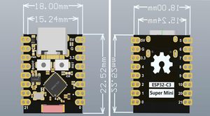 Carte de développement Aismartlink <span class=keywords><strong>ESP32</strong></span> <span class=keywords><strong>C3</strong></span>, <span class=keywords><strong>ESP32</strong></span> <span class=keywords><strong>C3</strong></span> <span class=keywords><strong>RISC</strong></span> <span class=keywords><strong>V</strong></span> 160 MHz, 4 Mo de mémoire flash, interfaces riches, USB Type C, faible consommation - Product Image 4