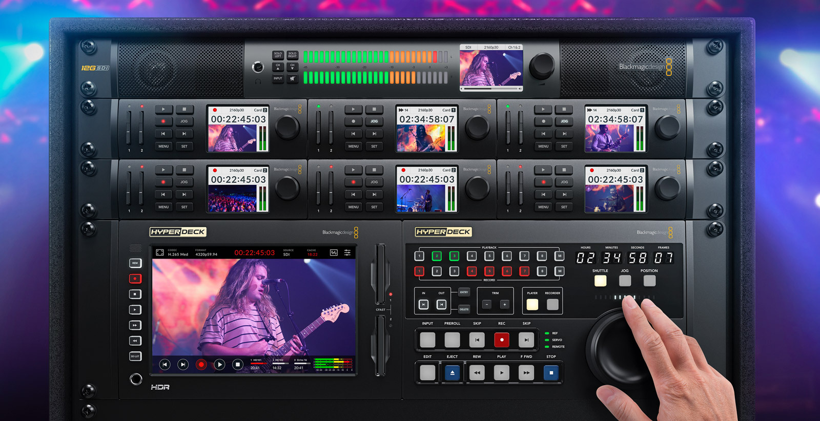 Blackmagic Design Hyperdeck Studio Mini - Compact MD Recorder