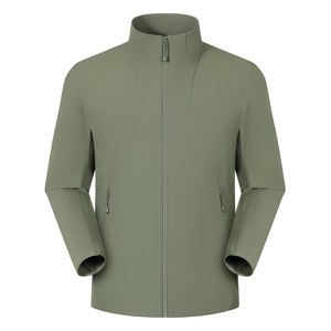 Veste légère OEM en polyester softshell 300 g/m², veste utilitaire avec logo personnalisé pour les détaillants américains de produits d'extérieur - Product Image 1