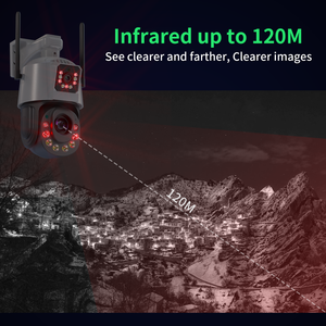 Cámara PTZ Inalámbrica de <span class=keywords><strong>Seguridad</strong></span> de Última Generación con Vista Remota, 4MP 6MP 8MP, Zoom Óptico 18X, Doble WIFI, Precio de Fábrica - Product Image 4