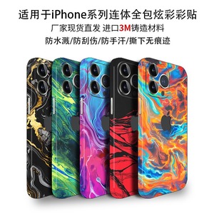ฟิล์มกันรอยมือถือแบบเต็มจอ วัสดุ PET ลายสีสันสดใส สำหรับรุ่น 13/14/15 - Product Image 1
