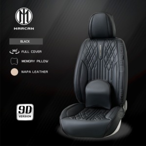 Juego de Fundas de Asiento de Coche de Cuero Todo en Uno de Diseño Empresarial de Lujo Elegante de Marcan, Accesorio Protector Universal - Product Image 4
