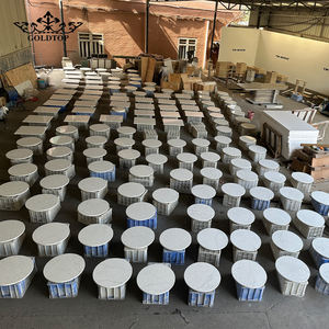 Piedra de Cuarzo Blanca Brillante GOLDTOP Luxury Polished 5021 Alasky para Encimeras de Cocina Modernas, Comedor y Baño - Product Image 5