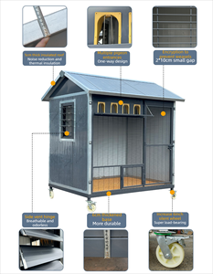 Cage <span class=keywords><strong>à</strong></span> pigeons en fer galvanisé, grande volière extérieure, cage extra-large pour <span class=keywords><strong>colombes</strong></span>, entrée <span class=keywords><strong>à</strong></span> sens unique, antirouille - Product Image 5