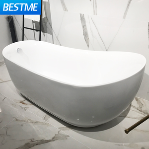 Baignoire autoportante moderne de luxe sur mesure Baignoires de <span class=keywords><strong>spa</strong></span> écologiques en acrylique Baignoire de trempage à prix compétitif de forme rectangle - Product Image 2