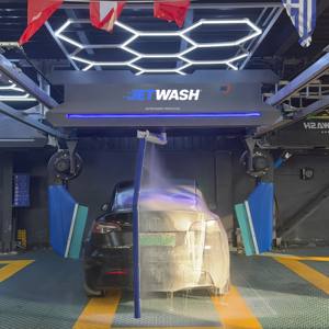 Ultrahoge efficiëntie, snelle ROI, intelligente PLC-gestuurde automatische autowasmachine, contactloos voor commerciële locaties - Product Image 1