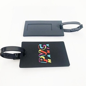 Etiqueta de equipaje de goma de viaje de silicona, Logo personalizado, impermeable, suave, 2022OEM - Product Image 6