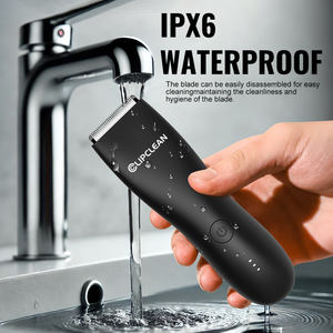 CLIPCLEAN elektrikli kasık ve vücut saç düzeltici seramik bıçaklar ile USB şarj edilebilir yıkanabilir erkekler için - Product Image 5