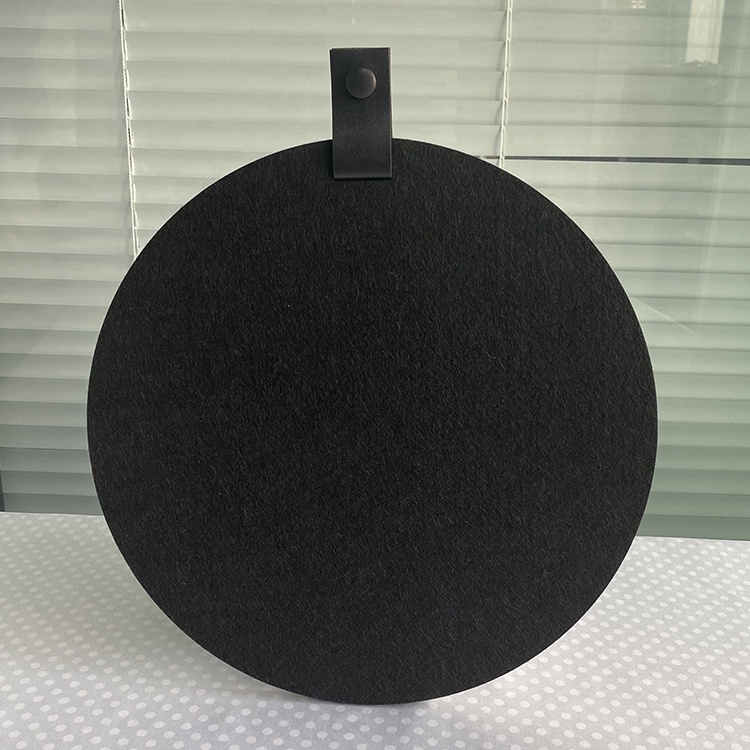 Пользовательская цветная круглая доска для объявлений, Настенная/дверная подвесная войлочная доска для объявлений