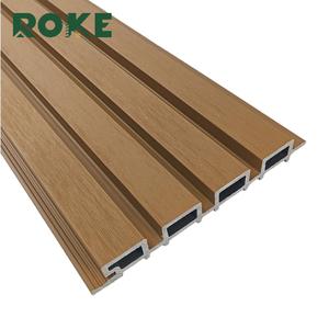 ROKE Vente en gros de panneaux muraux en PVC WPC modernes et économiques, imperméables et ignifuges pour les murs extérieurs, pour les salons et les utilisations commerciales - Product Image 1