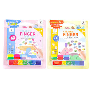 Kit <span class=keywords><strong>de</strong></span> Pintura con Dedos Creativo, Libro <span class=keywords><strong>de</strong></span> Arte <span class=keywords><strong>de</strong></span> Huellas Dactilares para Educación Temprana, Listo para Pintar, Juguete <span class=keywords><strong>de</strong></span> Dibujo, Libro <span class=keywords><strong>de</strong></span> Bocetos con Dedos para Niños - Product Image 4