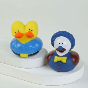 Jouet de bain écologique Elarve pour enfants, grand canard jaune à mâcher, jouet flottant, 5-7 ans, avec fonction de pulvérisation d'eau - Product Image 4