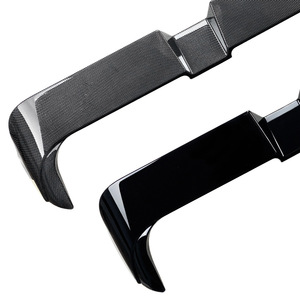 Volkswagen Golf 8 Rear Trunk Spoiler Ducktail Piano Black Carbon Fiber Texture ABS Material - Product Image 5