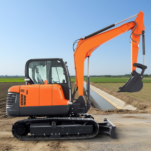 Kylin fabrieks prijs, Koreaans merk design, geschikt voor civiele bouw, 6-tons hydraulische stalen rupsgraafmachine. - Product Image 1