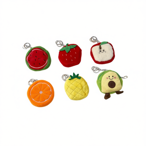 Portachiavi 3D a Forma di Frutta con Specchio e Portamonete da 11 Cm, Accessorio di Moda - Product Image 2