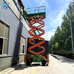 Plateforme élévatrice à ciseaux hydraulique SY pour terrains accidentés, travaux en hauteur sur chantier - Product Image 6
