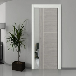 <span class=keywords><strong>Porte</strong></span> <span class=keywords><strong>coulissante</strong></span> intérieure à encastrer, à panneau plat, multicolore, pré-montée, avec quincaillerie à fermeture douce et poignée encastrée - Product Image 5