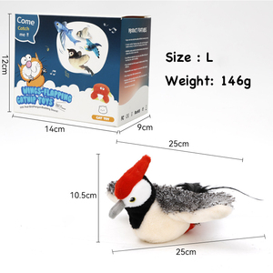 Juguete Premium para Pájaros con Alas Móviles, Interactivo y Automático, con Sonido y Catnip para Mascotas - Product Image 2