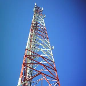 Hoge Kwaliteit Chinese Leverancier Driepotige Rooster 60 Graden Hoek Staal Telecom Toren