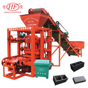 Qt4-26 Hongfa Zement-Hohlblockmaschine in Indien mit Motorantrieb Kernkomponenten Energiesparend & Hochpräzise - Product Image 1