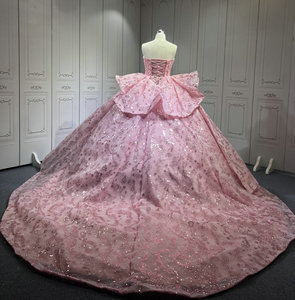 Vestidos de Quinceañera Rosa, Vestidos de 15 Años, Vestidos de Fiesta, Vestidos de Noche en Liquidación, Envío <span class=keywords><strong>Gratis</strong></span> - Product Image 5